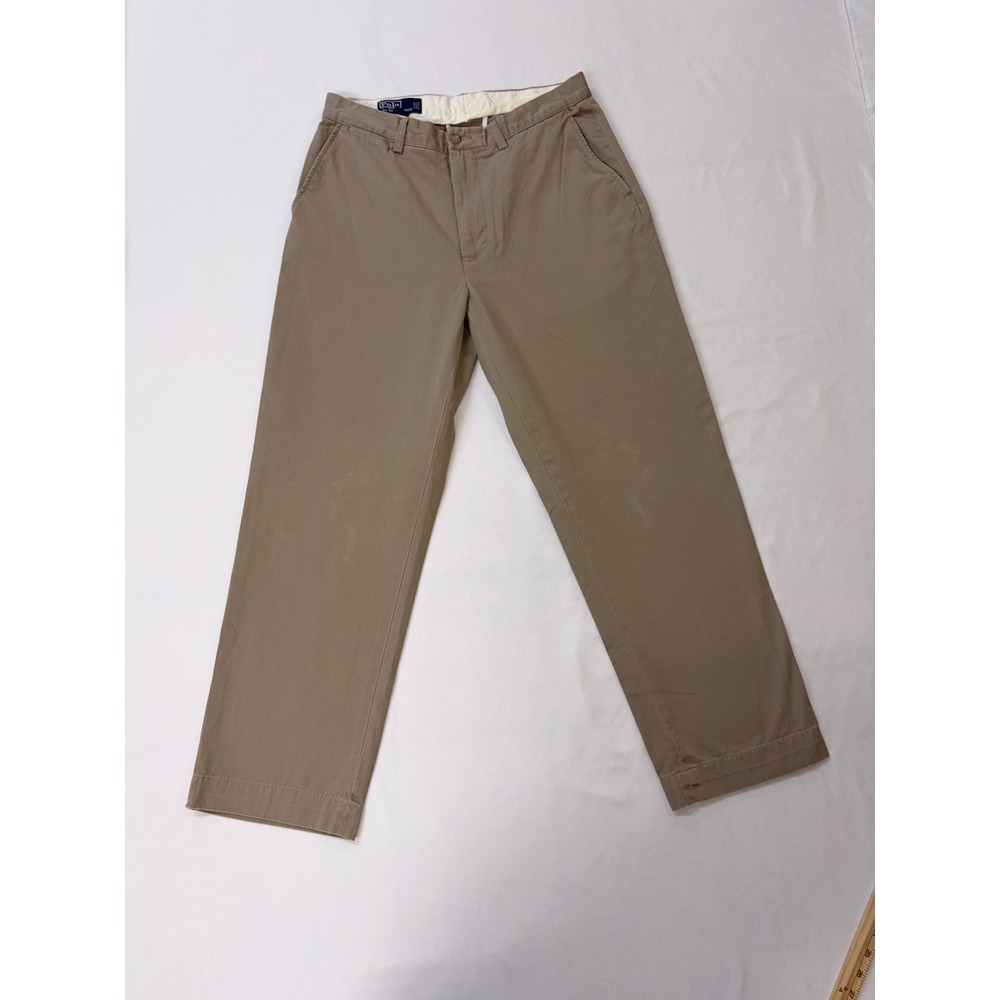 Polo Ralph Lauren Prospect Pant Mens 33x30 Khaki Tan Classic Chino Straight Leg